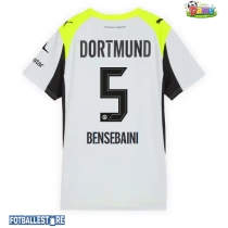 Borussia Dortmund Ramy Bensebaini #5 Bortedrakt Dame 2025-26 Kortermet